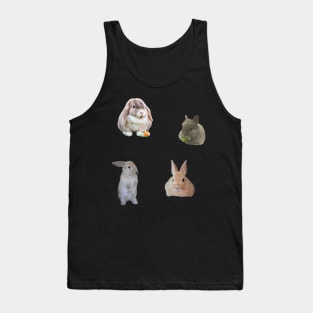 Rabbit Sticker pack 4 Tank Top